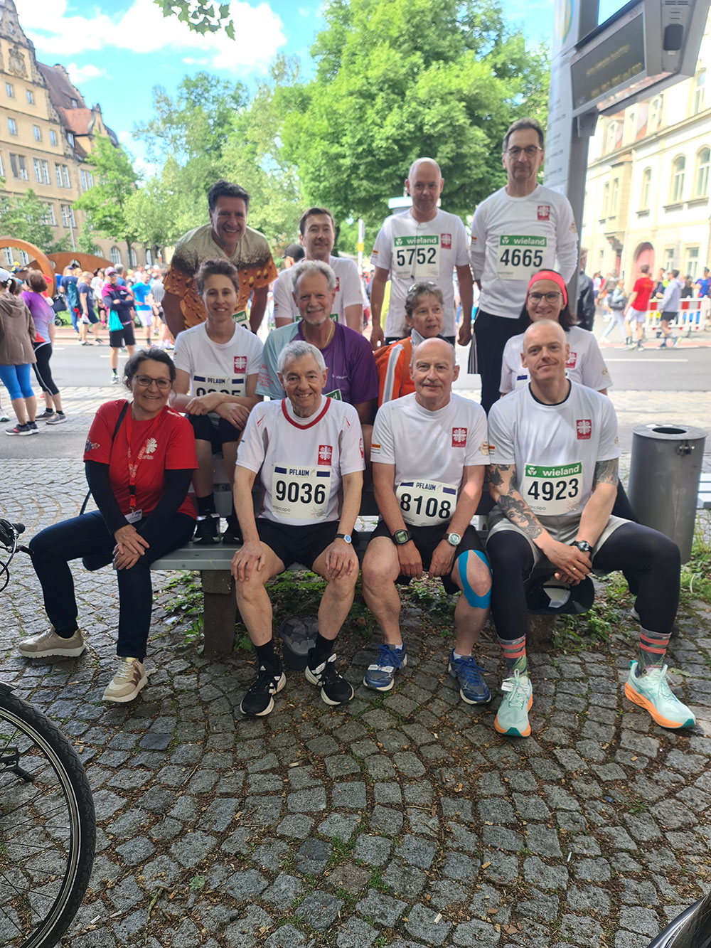 Das Team Caritas beim Bamberger Weltkulturerbelauf 2025