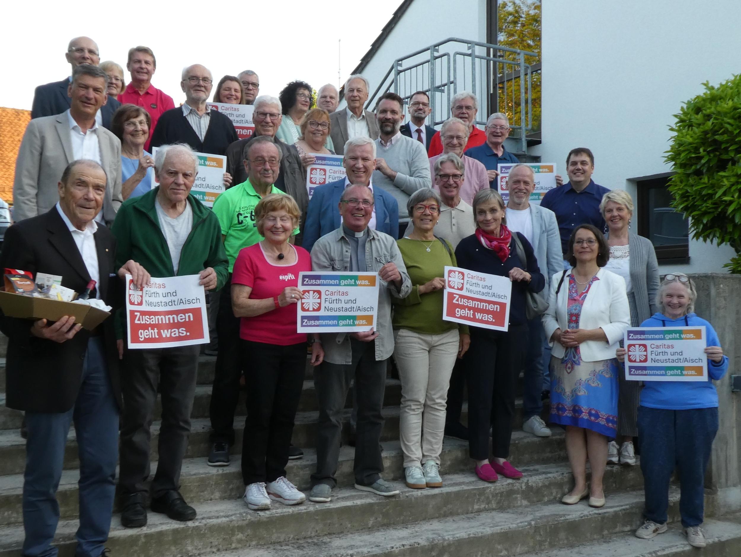 Unter dem diesjährigen bundesweiten Caritas-Motto „Zusammen geht was.“ schauen die Mitglieder beider Verbände optimistisch in die Zuku