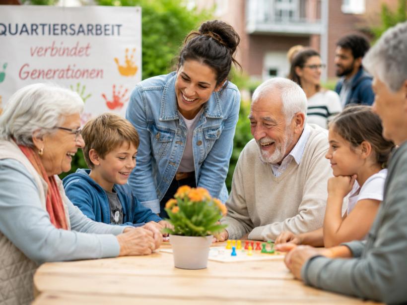 Caritas-Herbstsammlung 2026: : Begegnungsräume schaffen, nachbarschaftliche Unterstützung und die Förderung von Teilhabe – all das leistet die Quartiersarbeit.