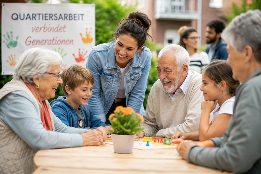 Caritas-Herbstsammlung 2026: : Begegnungsräume schaffen, nachbarschaftliche Unterstützung und die Förderung von Teilhabe – all das leistet die Quartiersarbeit.
