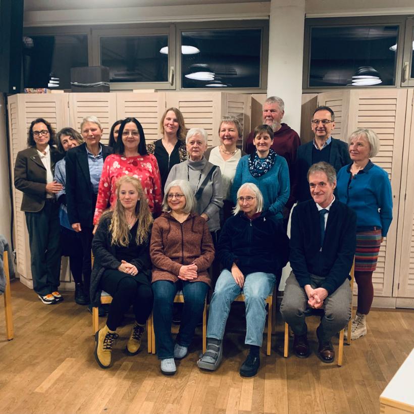 Die Abschlussklasse 2025 der Ausbildung in ehrenamtlicher Seelsorge im Altenheim