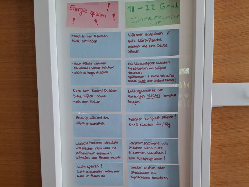 Einer Tagesstruktur folgen: ein Plan hilft.