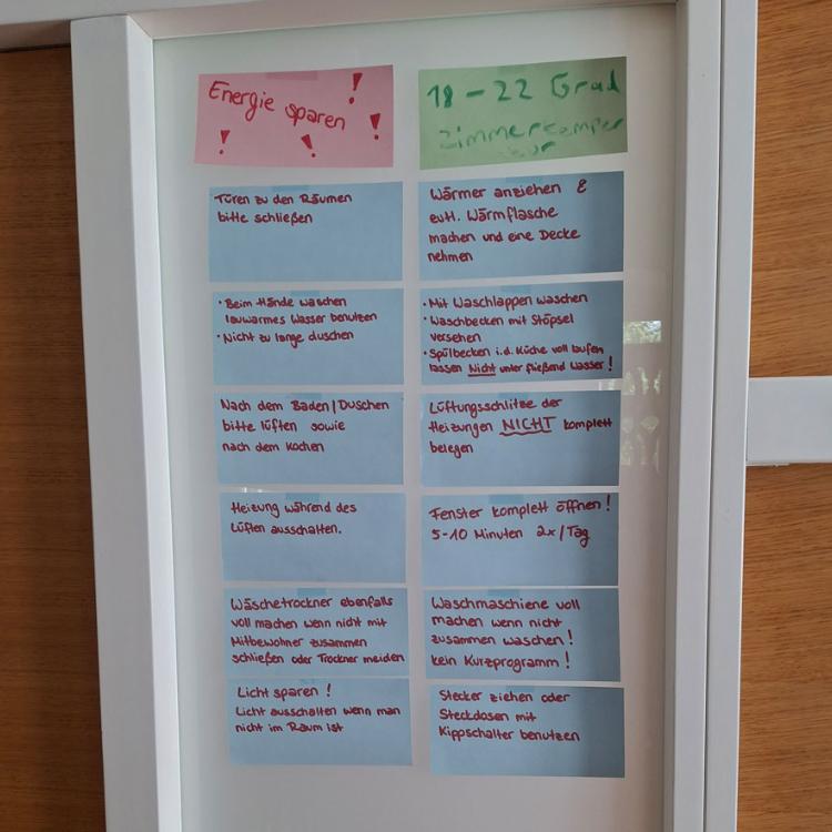 Einer Tagesstruktur folgen: ein Plan hilft.