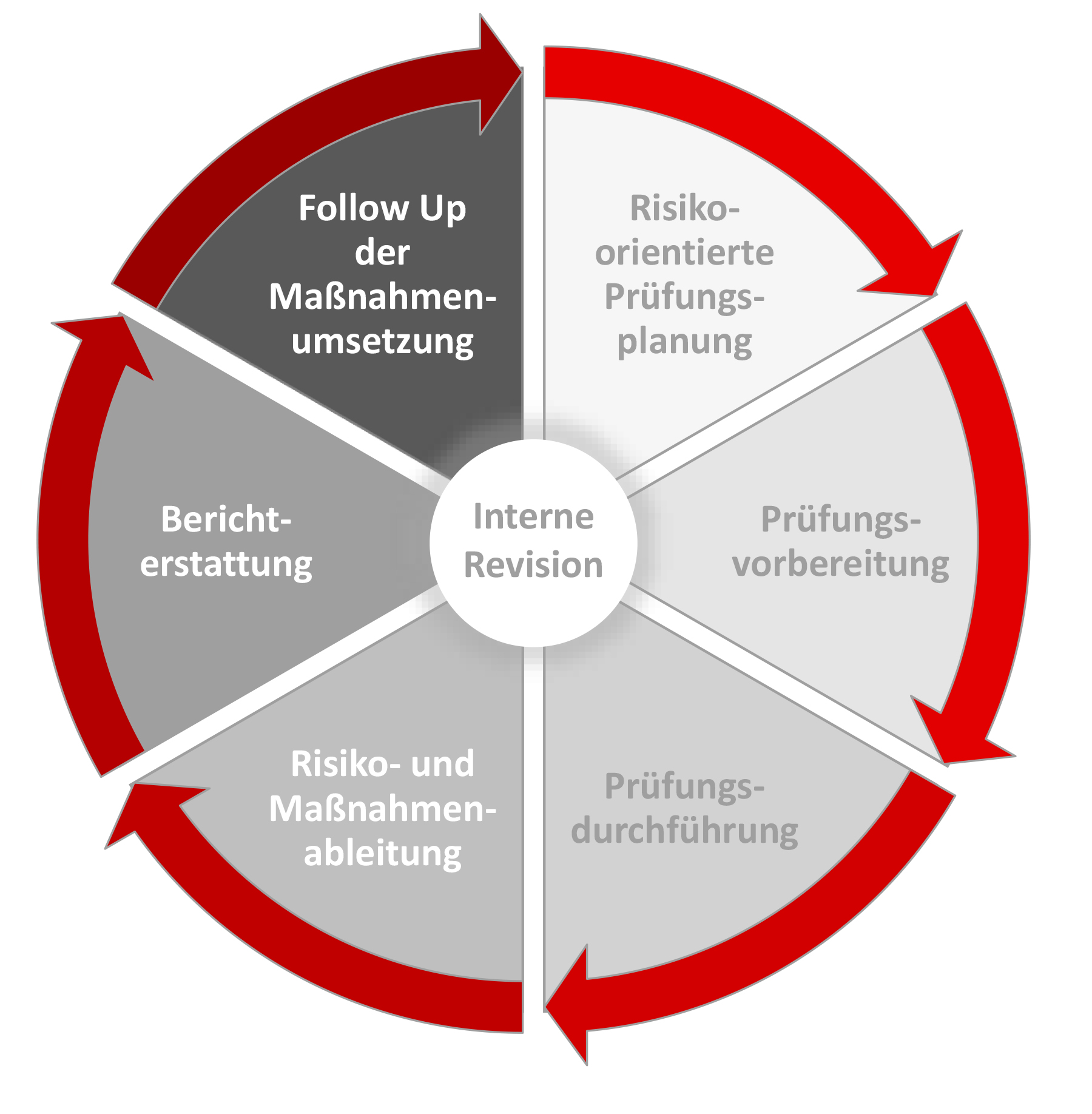 Grafik interne Revision als Kreislaufmodell