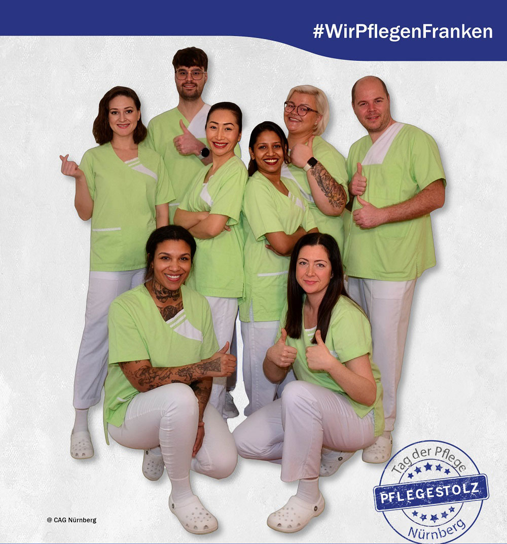 Es ist mal wieder Zeit, die Pflege zu feiern - Der Tag der Pflege. Am 12. Mai in Nürnberg.
