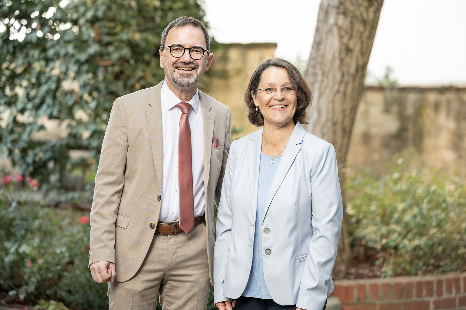 Der Vorstand des Diözesan-Caritasverbandes Bamberg e. V.: Michael Endres & Ursula Kundmüller.